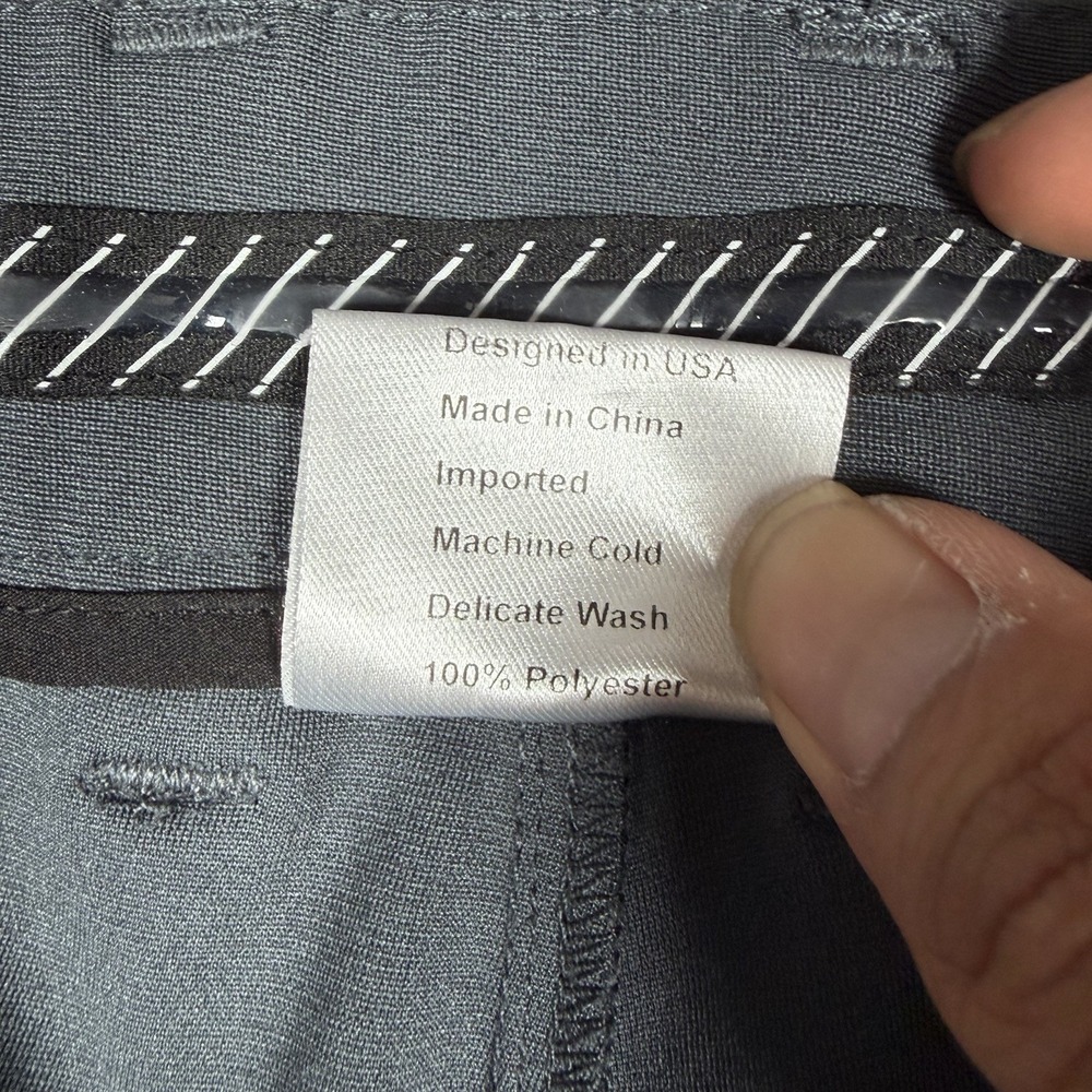 Primo Sz 38x34(32) Gray Performance Golf Joggers Mens Pants Stretch - Picture 7 of 11